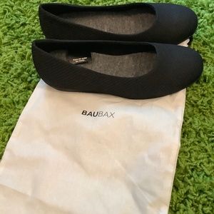 Baubax black dressy flats